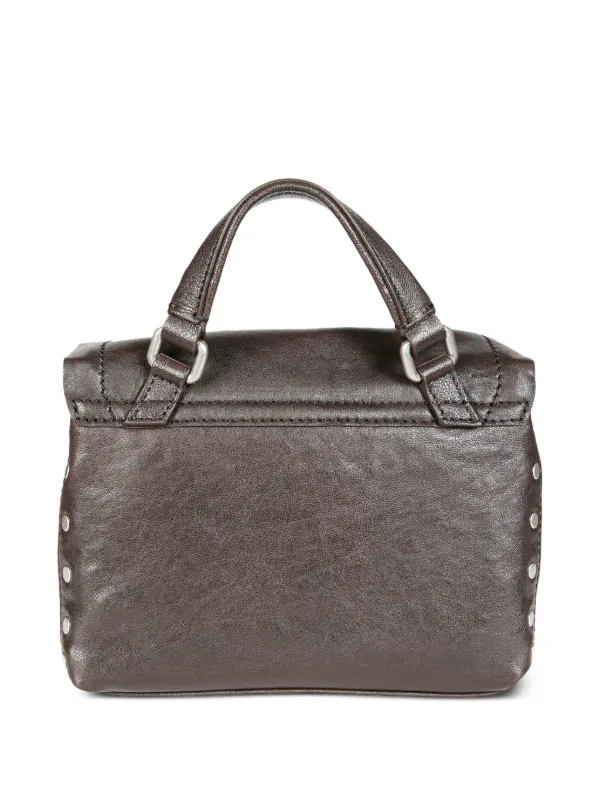 Zanellato Baby Postina Studded Tote Bag | Brown | FARFETCH CA