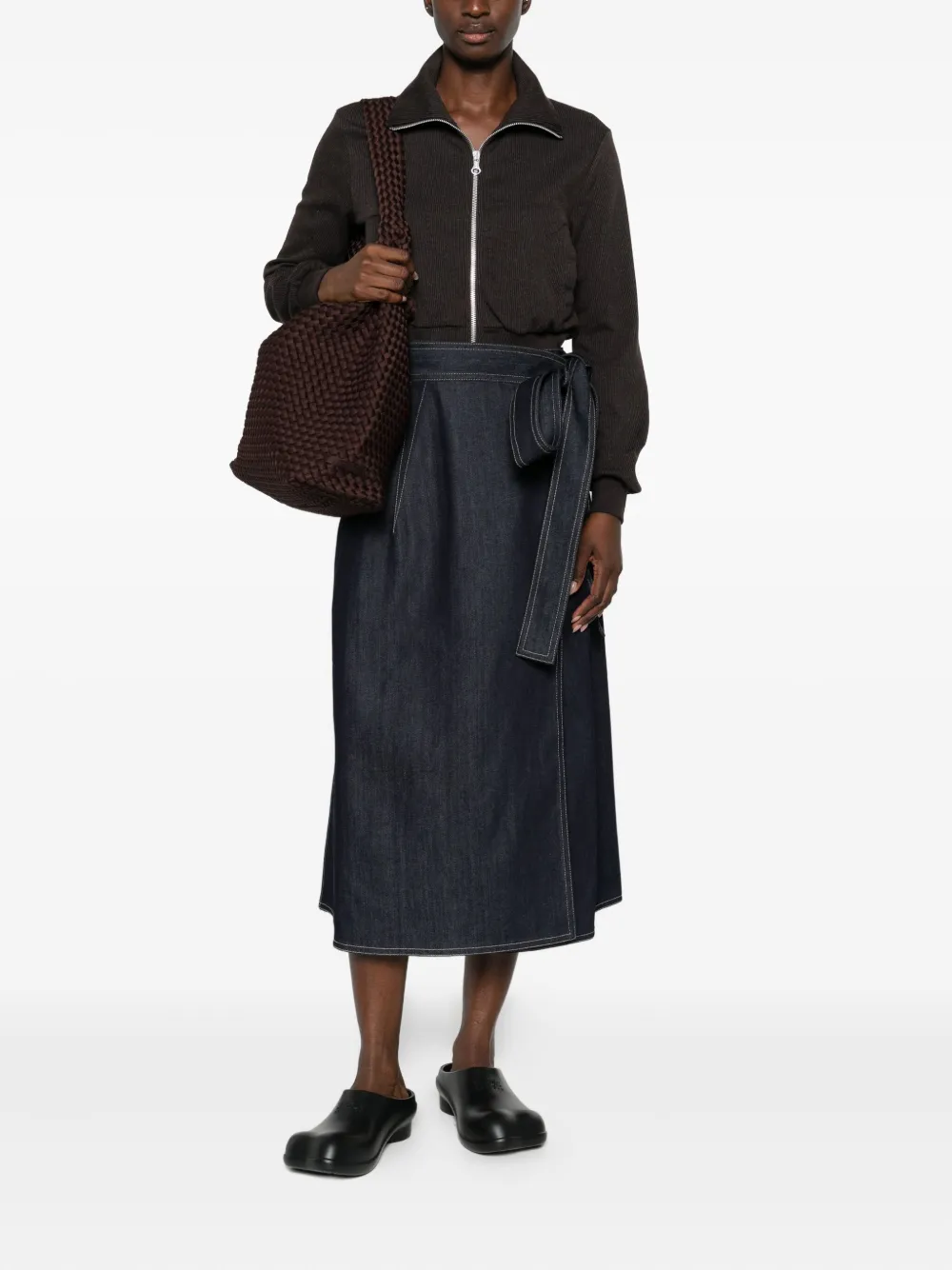 Sofie D'hoore Stieglitz Denim Skirt In Blue
