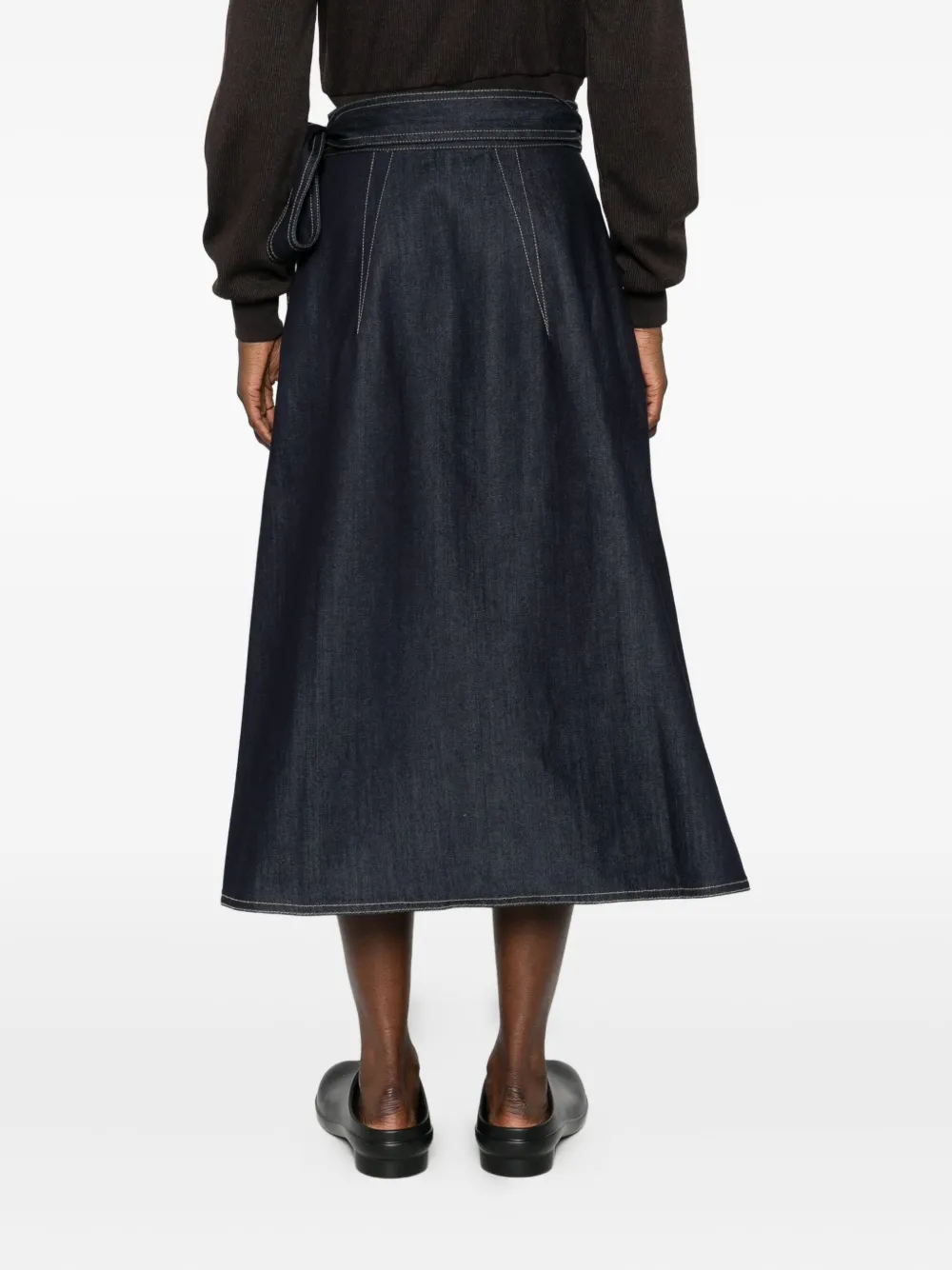 Sofie D'hoore Stieglitz Denim Skirt In Blue