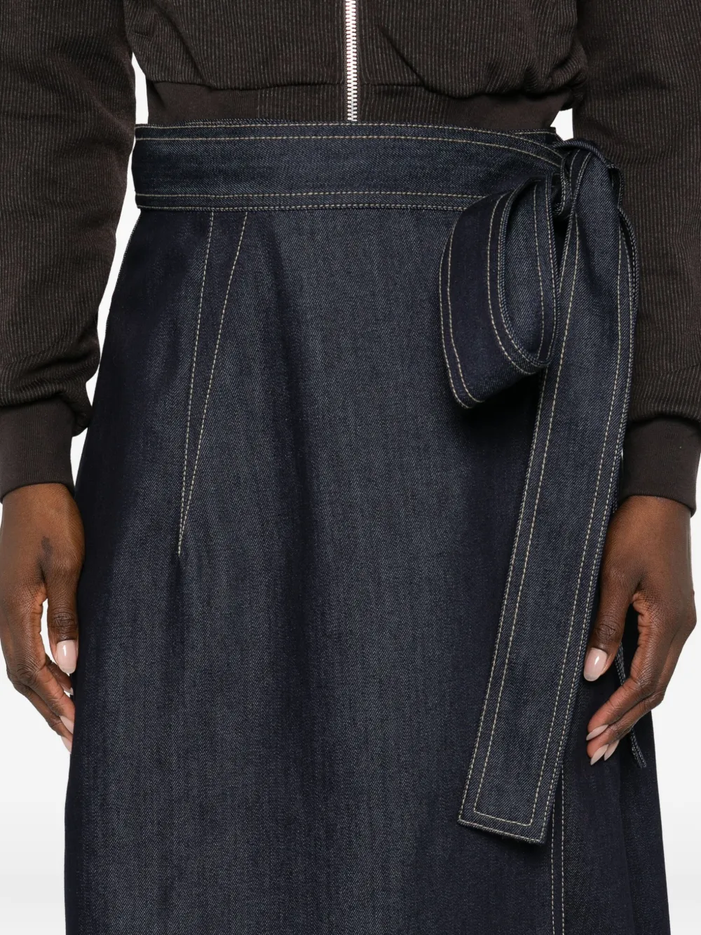 Sofie D'hoore Stieglitz Denim Skirt In Blue