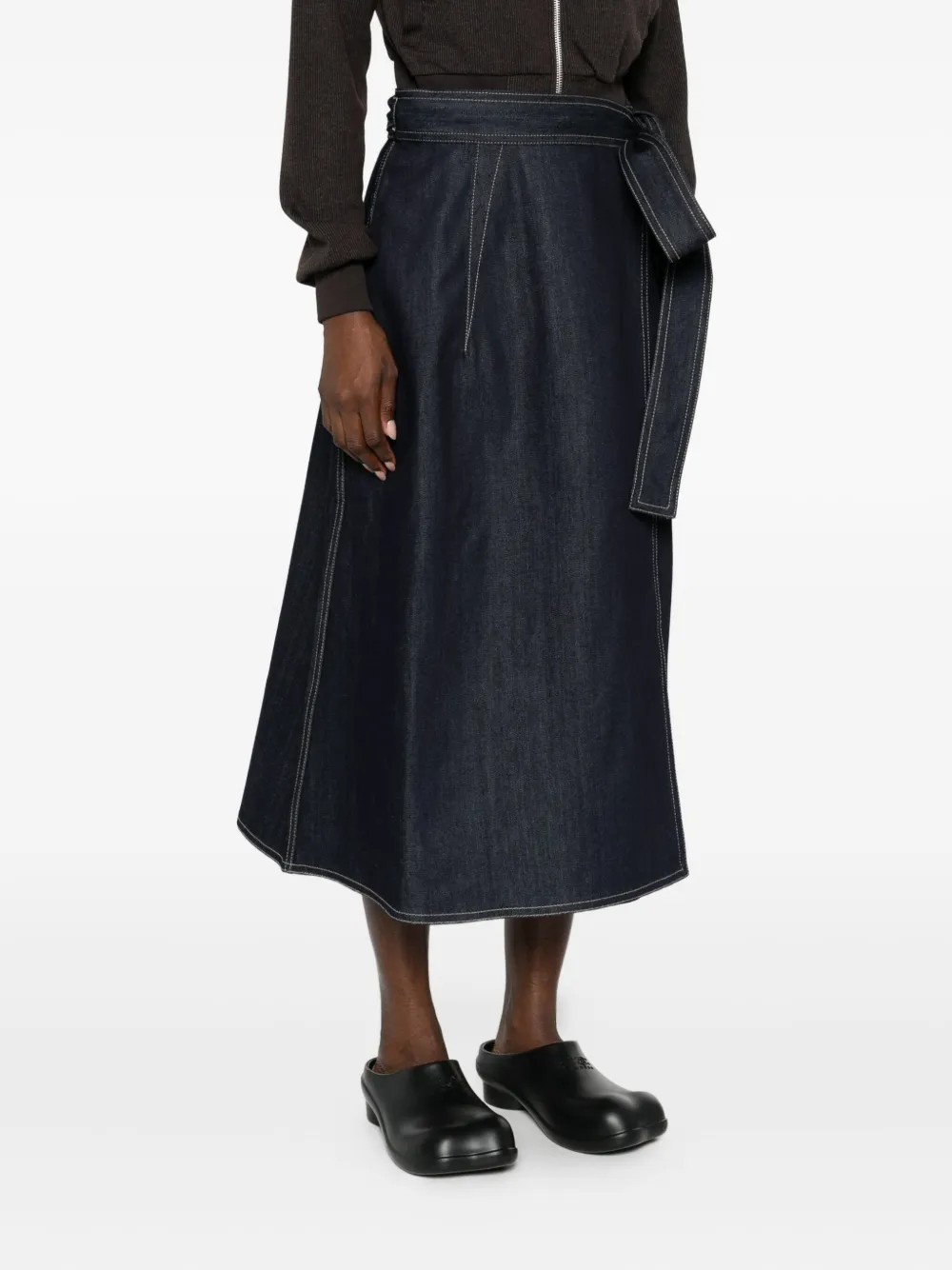 Sofie D'hoore Stieglitz Denim Skirt In Blue