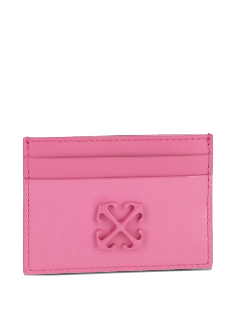 Off-white Arrows Card Holder In Pink
