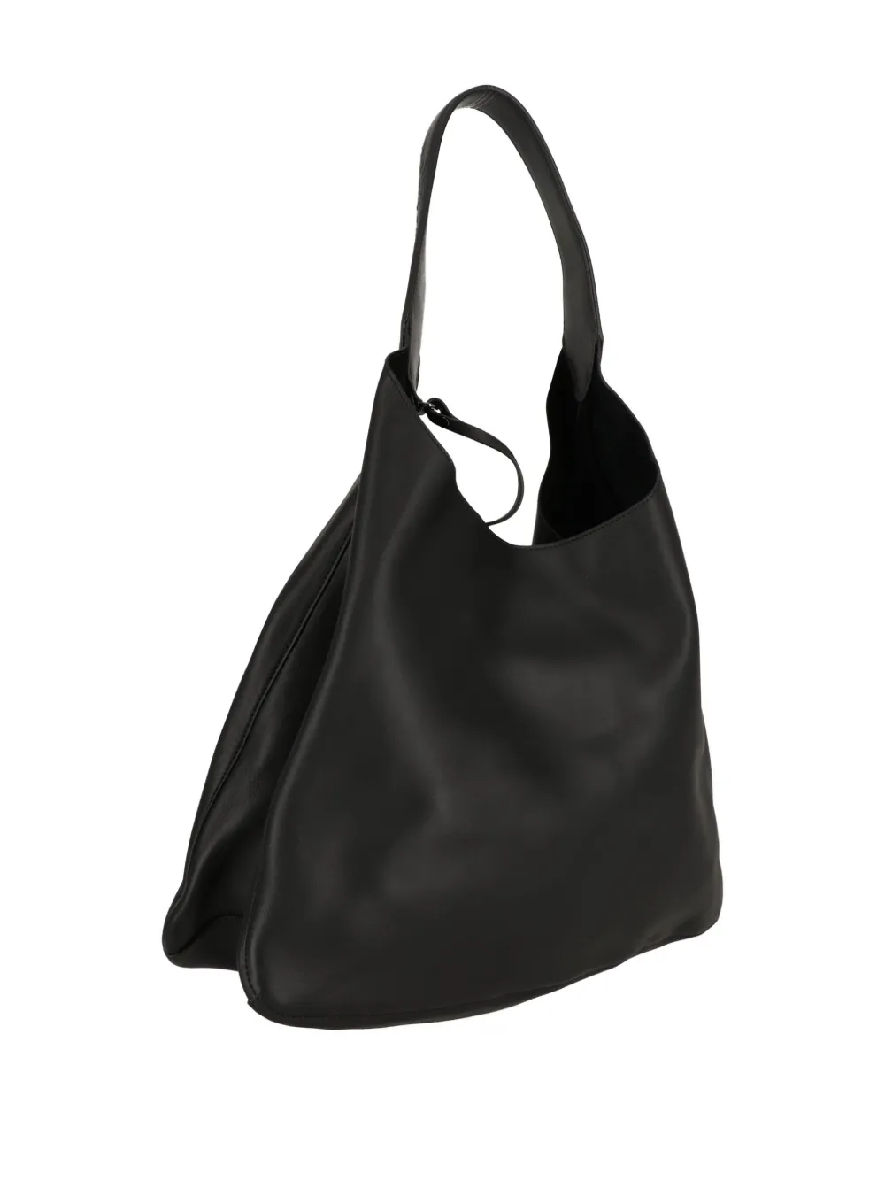 Off-White Leren schoudertas Zwart