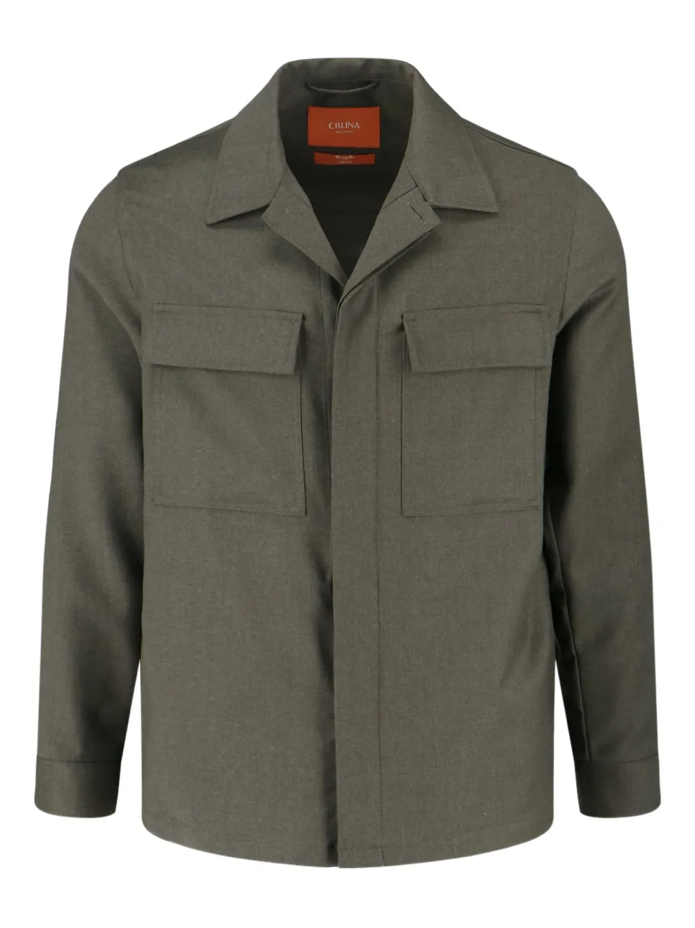 Cruna virgin-wool shirt - グリーン Cruna virgin-wool shirt - グリーン