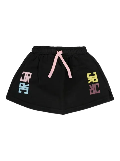 John Richmond Junior drawstring graphic skirt