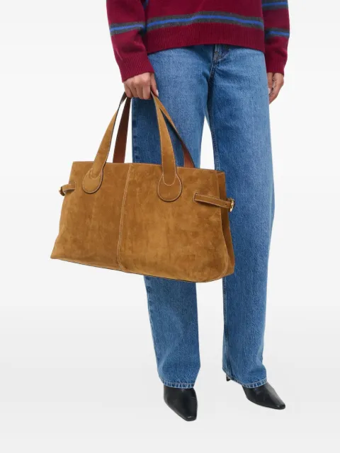 STAUD Piper suede tote bag