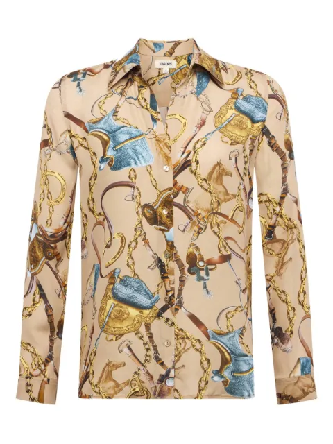 L'Agence blusa Nina de manga larga