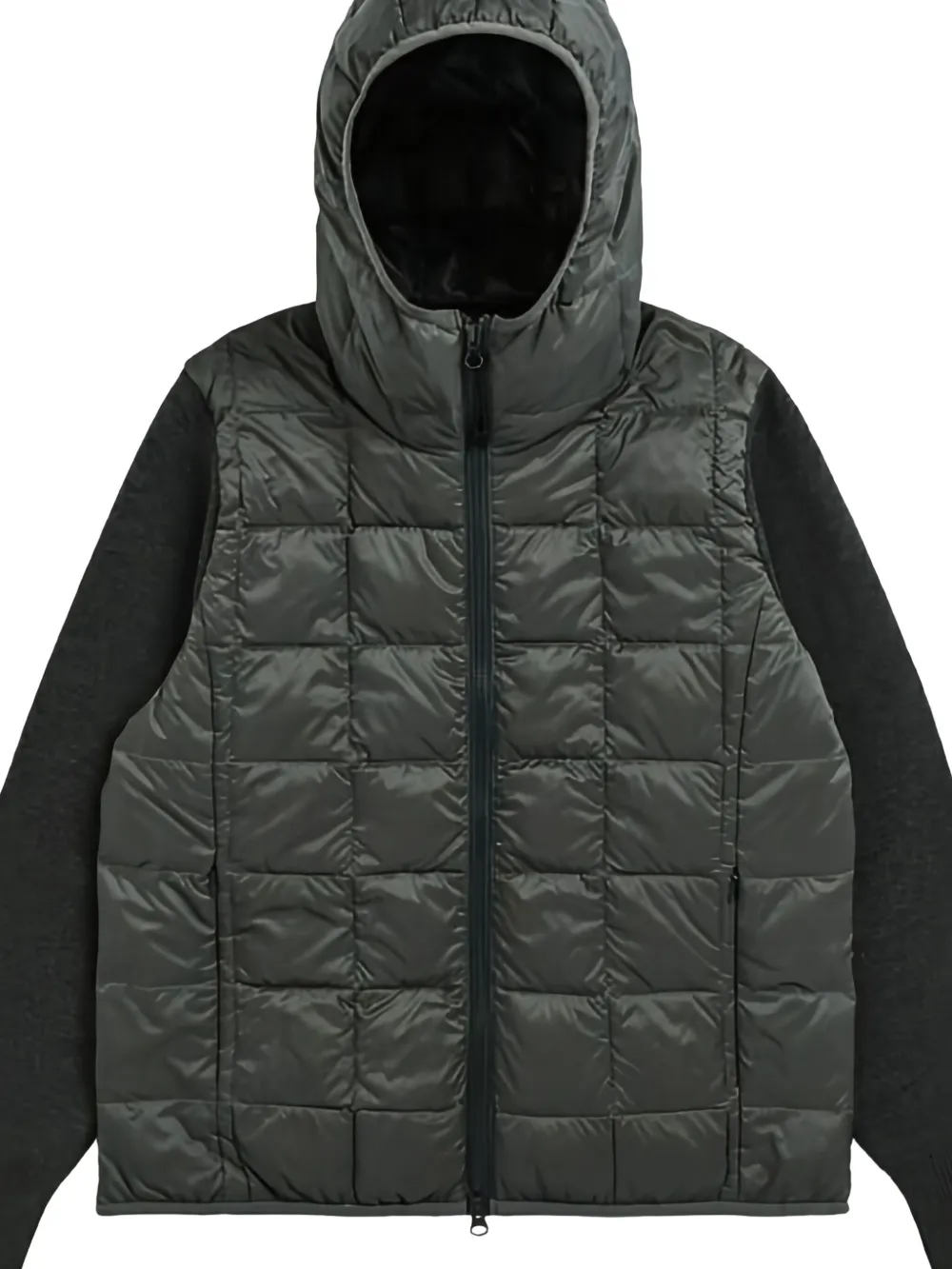 Taion Panelled Down Jacket In Gray
