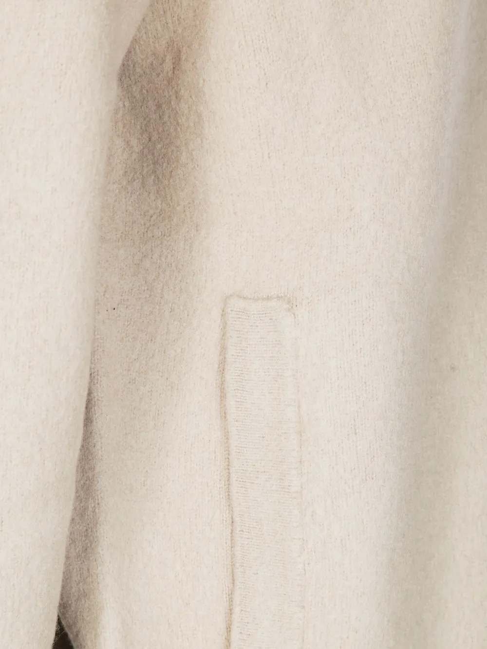 Drumohr Vest met lange mouwen en ritssluiting Beige