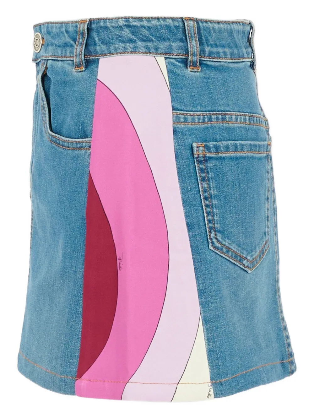PUCCI Junior Rok met vlakken Blauw