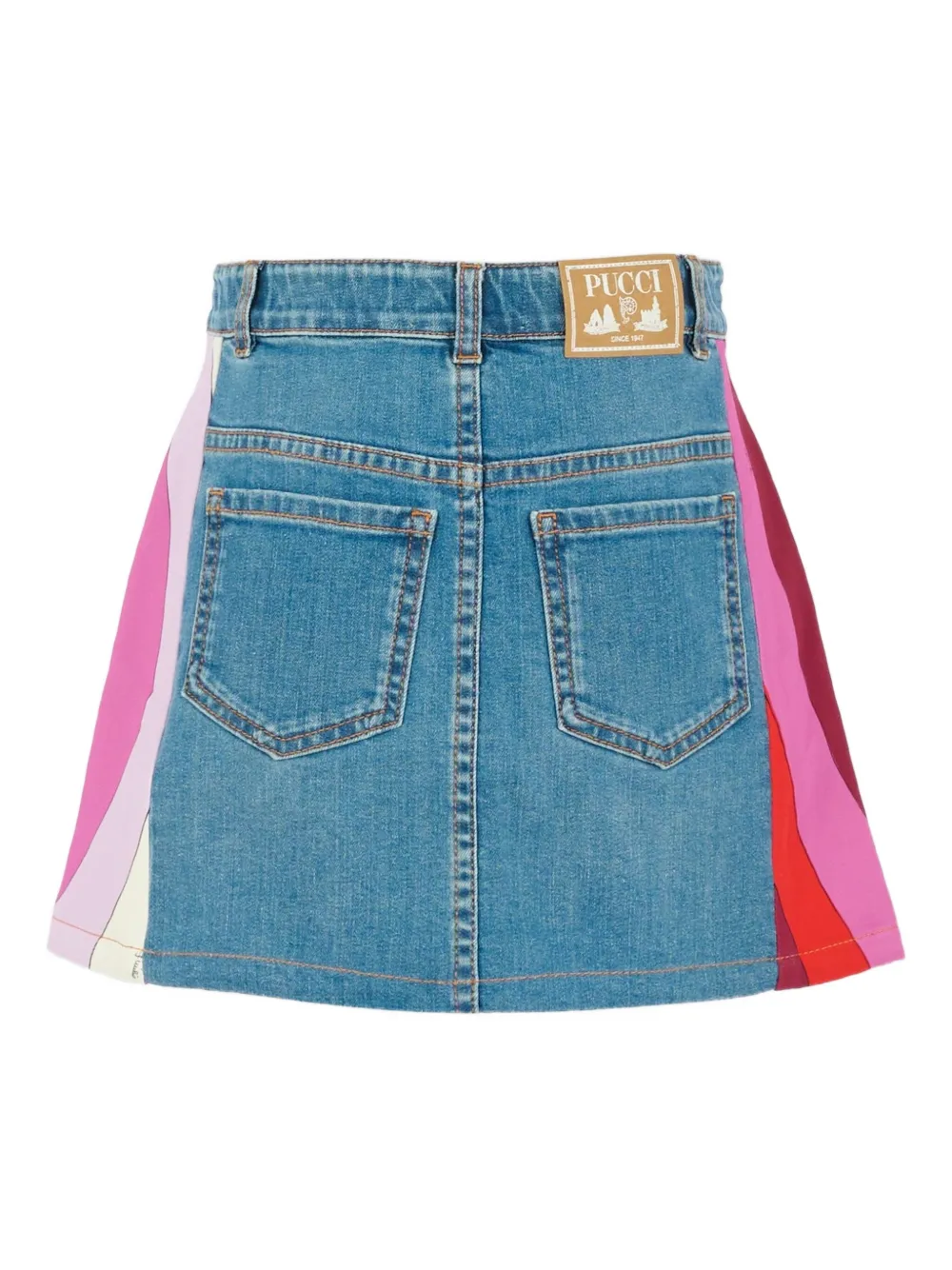 PUCCI Junior panelled skirt | Denim Skirts | Image 2