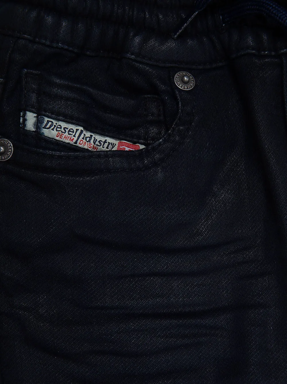 Diesel Kids Jeans met zak Zwart