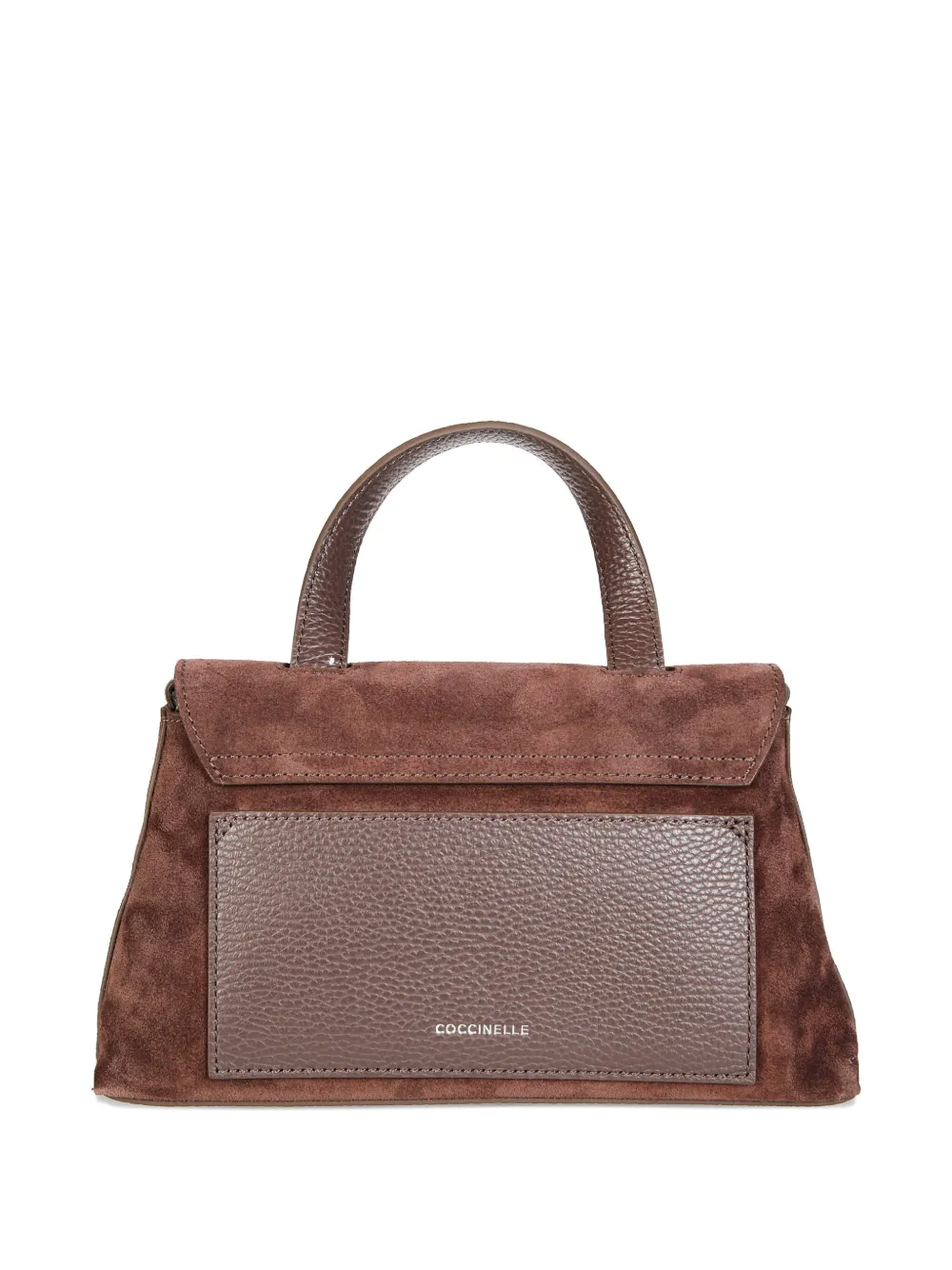 Coccinelle small Nikla suede tote bag - Bruin
