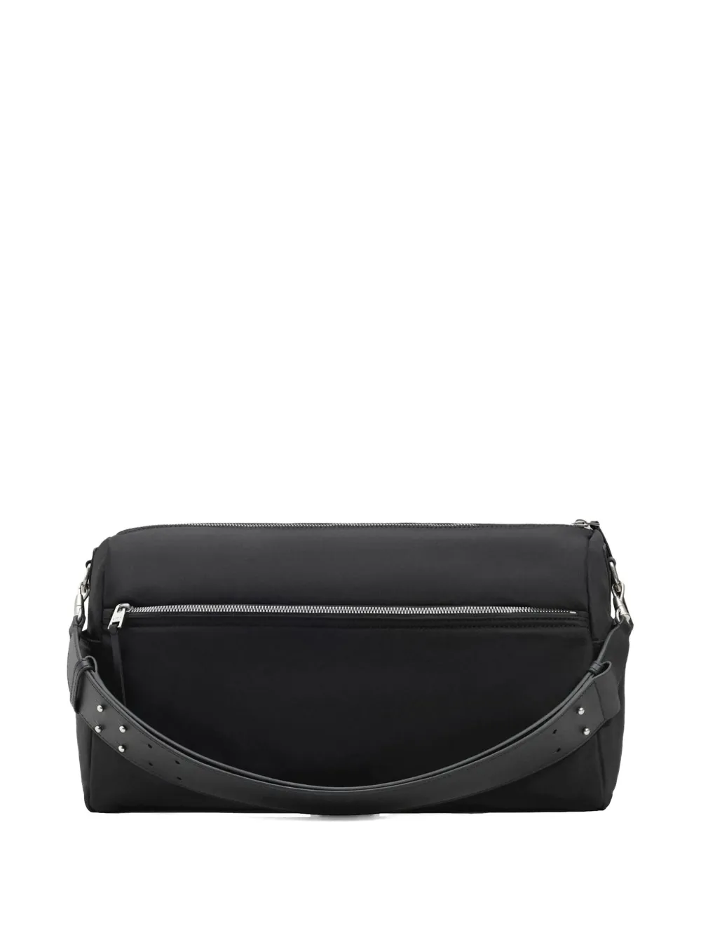Ami Alexandre Mattiussi Ami Paris Marcel Large Nylon Shoulder Bag In Black