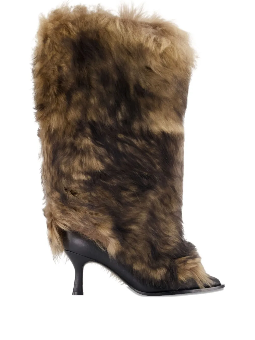 UGG x Ambush fur heeled boots - ブラウン UGG x Ambush fur heeled boots - ブラウン
