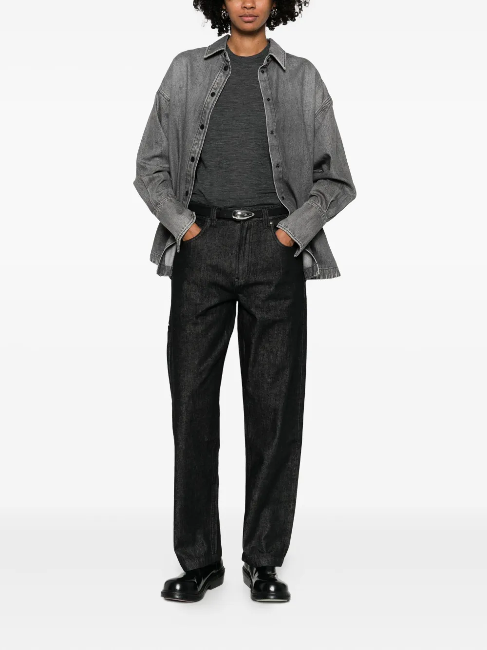AG Jeans long sleeve shirt - Grijs