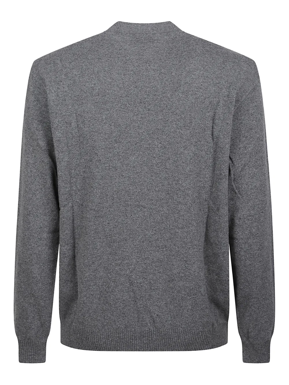 Moschino logo-jacquard long-sleeve sweater - Grijs