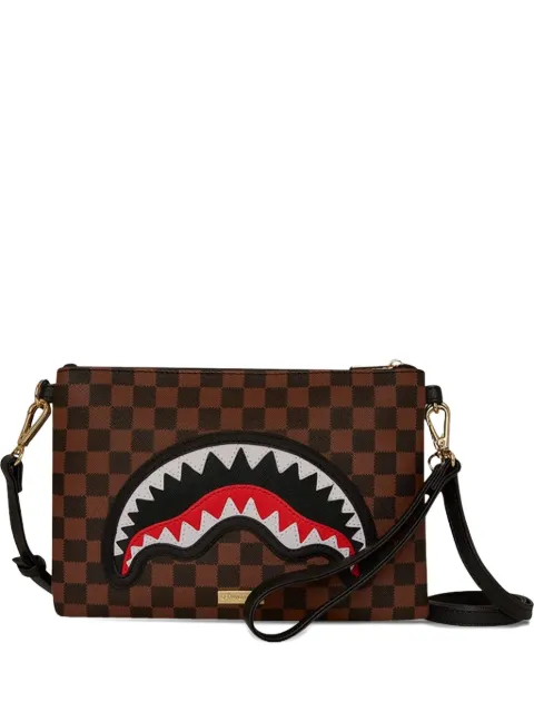 Sprayground Sawtooth Sharks in Paris clutch bag