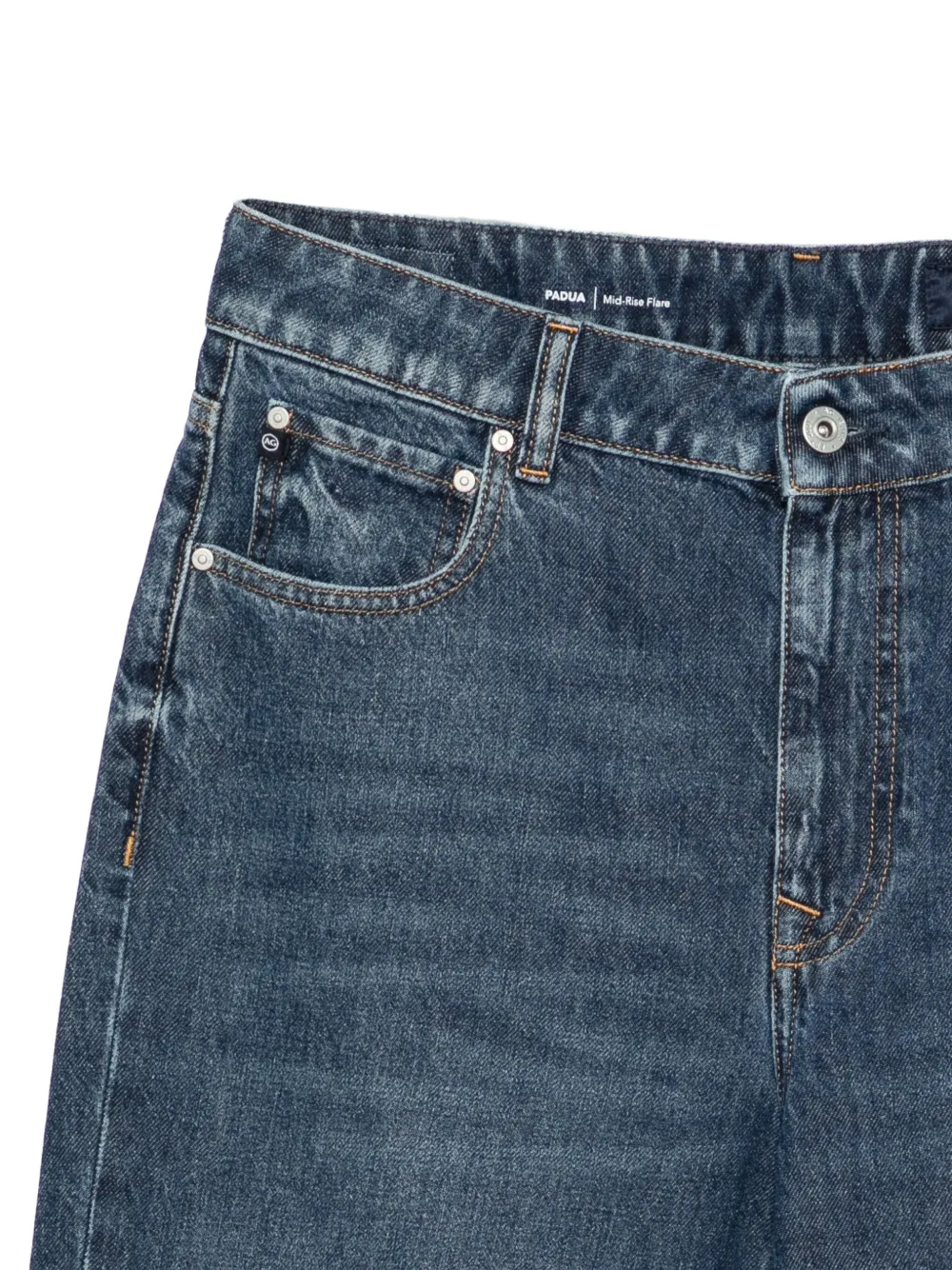 AG Jeans met effect Blauw