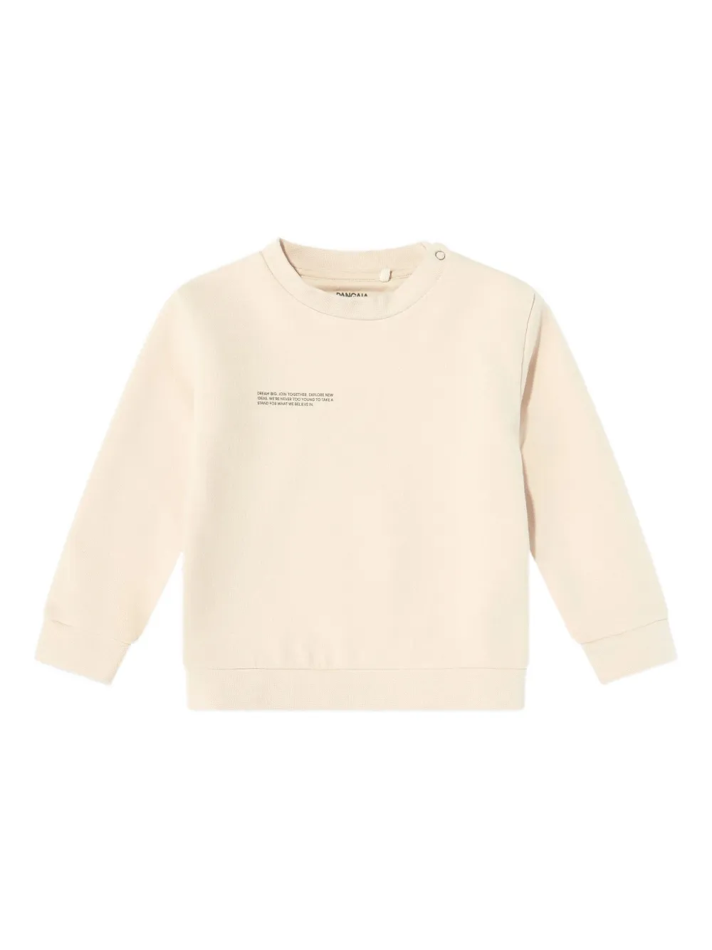 Pangaia Logo-crew Neck Sweatshirt In Neutral