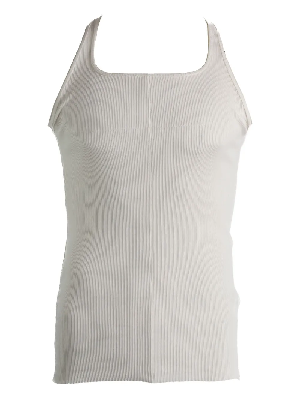 Matières Fécales top tejido de canalé | blanco | Image 1