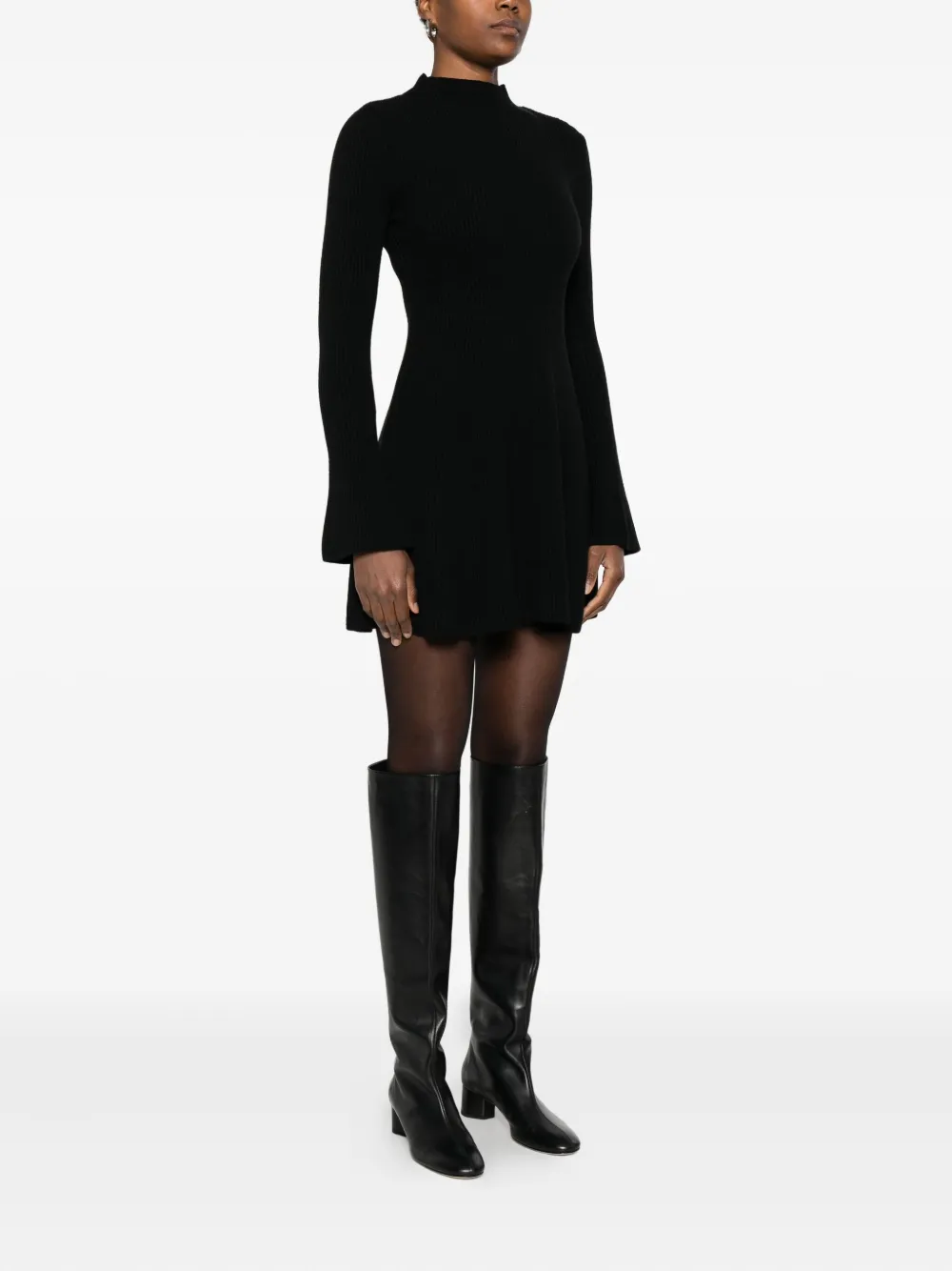 TWINSET Mini-jurk met klokmouwen Zwart