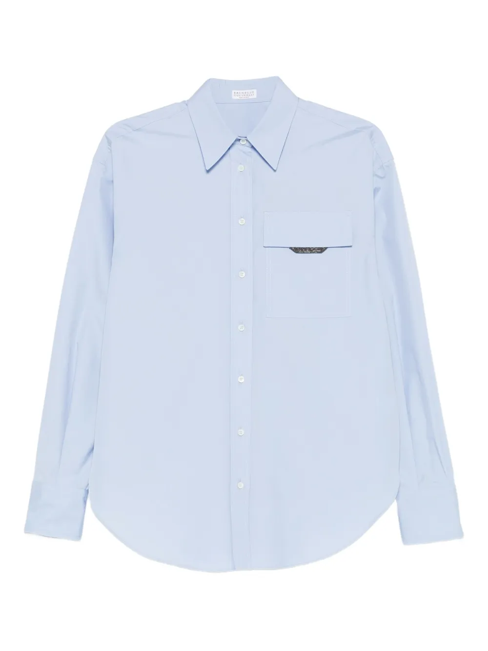 Brunello Cucinelli chest-pocket shirt | Blue | Image 1