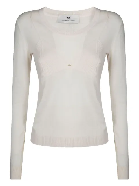 Elisabetta Franchi ribbed-knit top