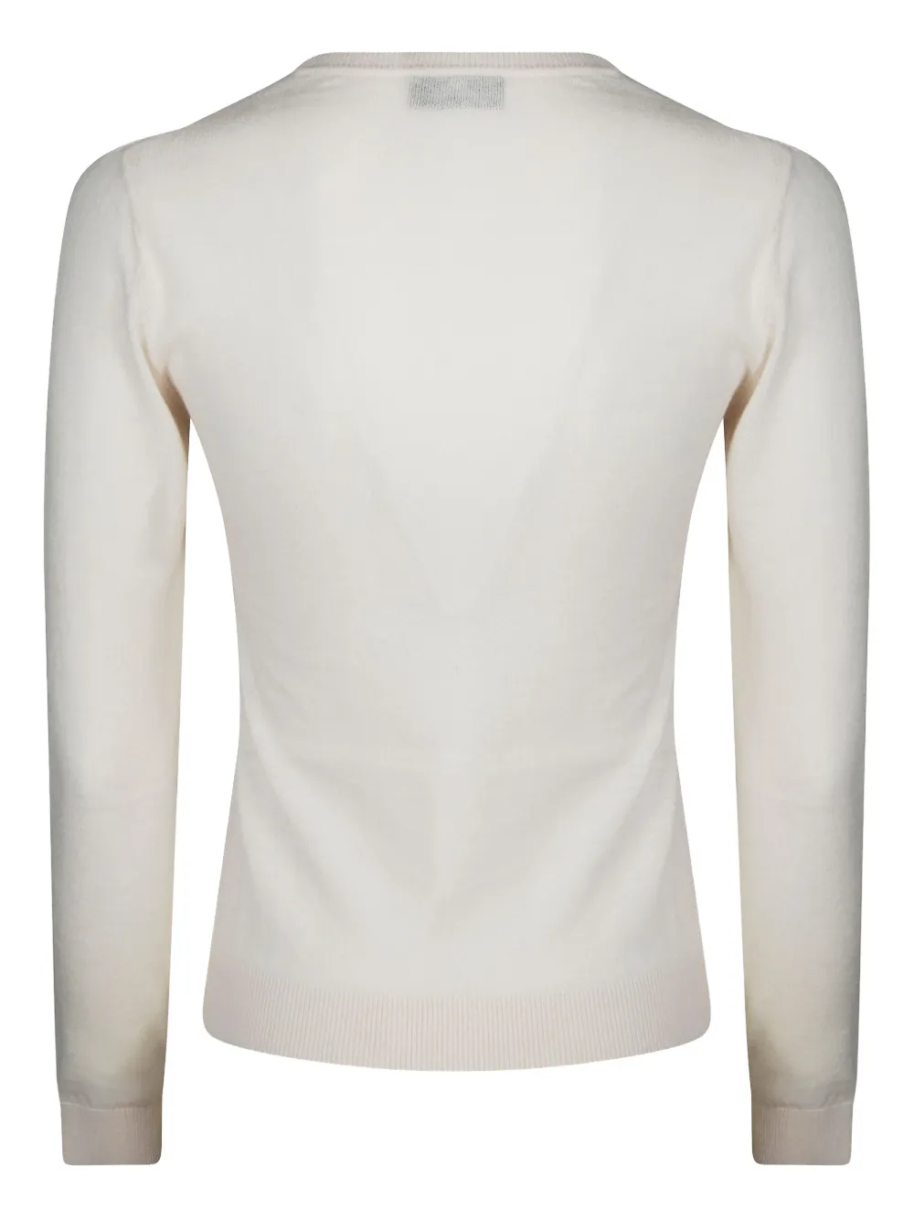 Elisabetta Franchi Ribgebreide top Wit