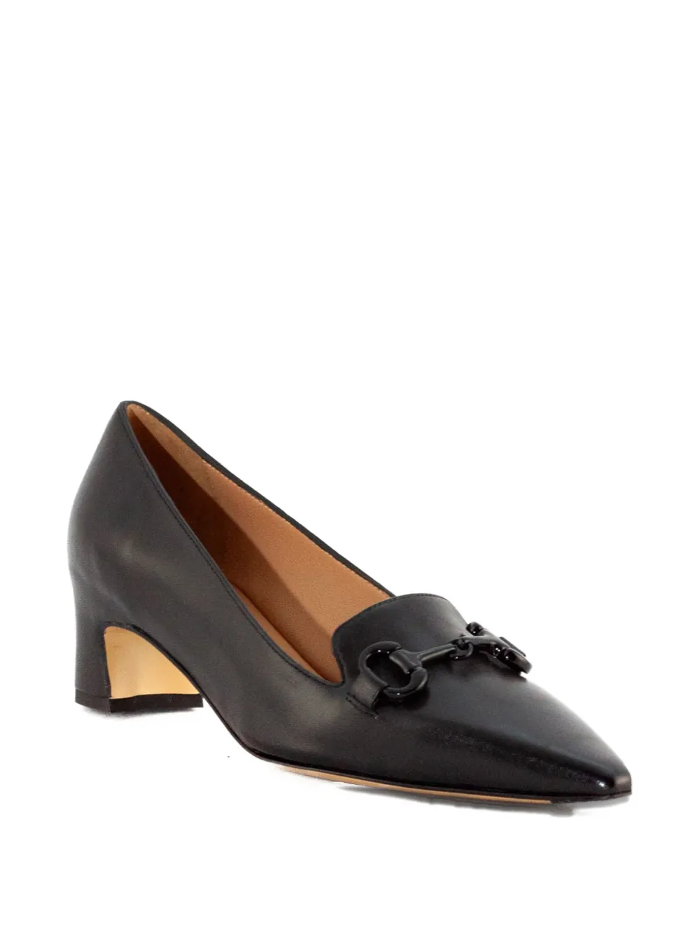 mara bini 40mm leather heeled pumps | Heeled Pumps | Image 2