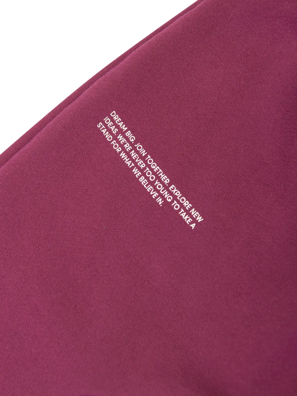 Pangaia Kids Trainingsbroek met logoprint Paars