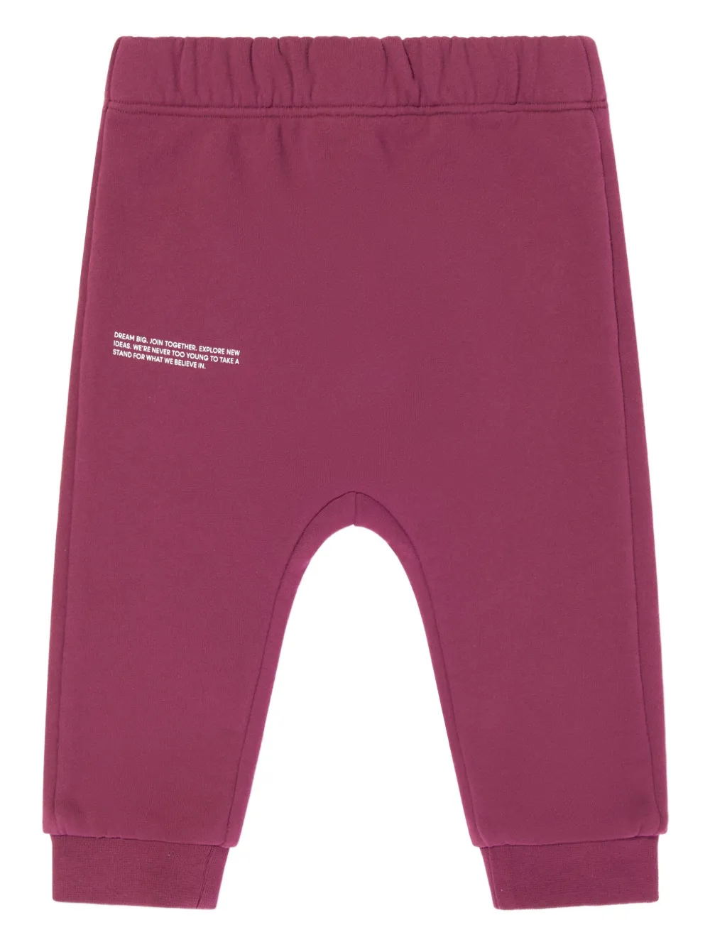 Pangaia Kids logo-print track pants | Purple | Image 1