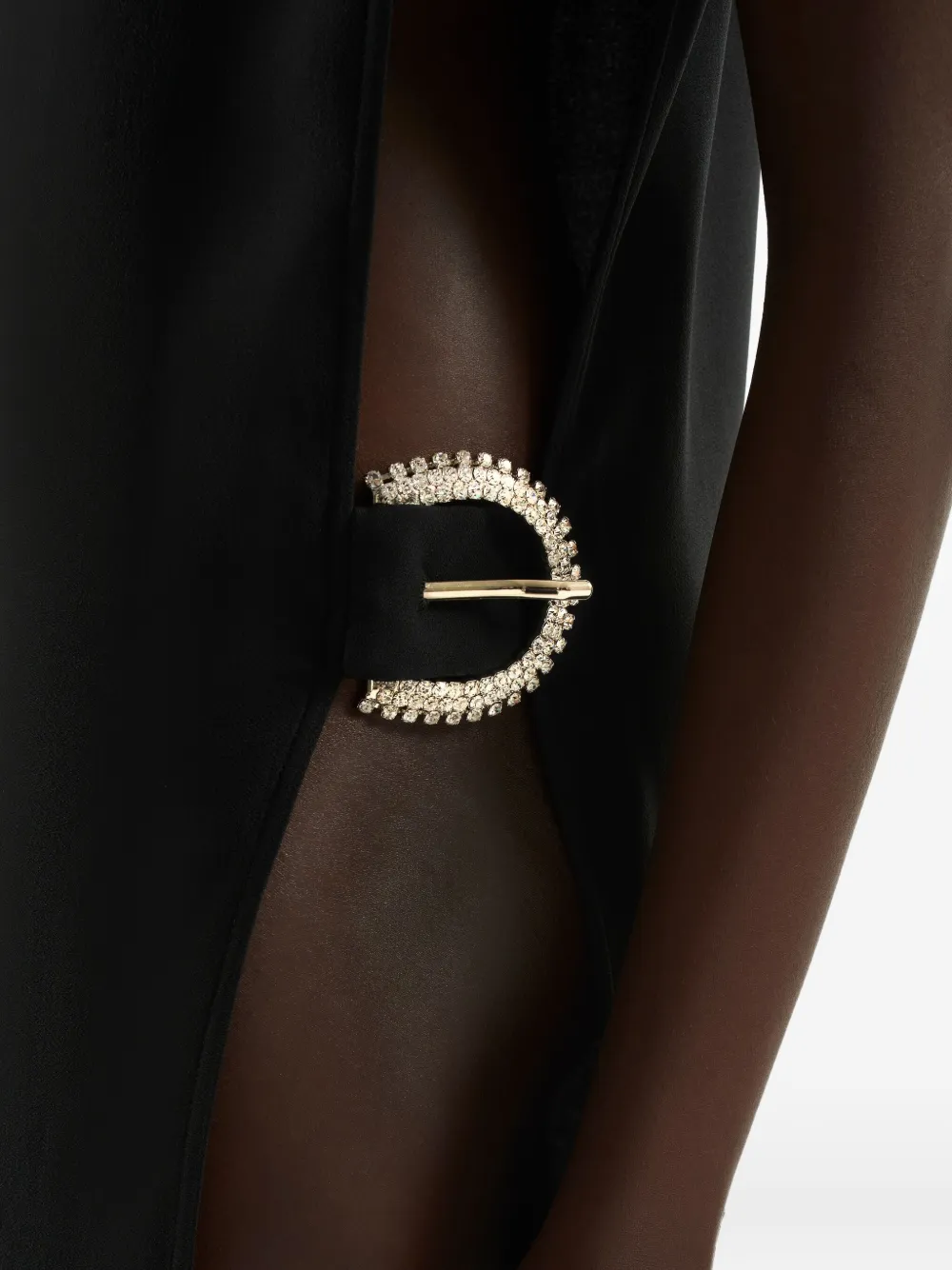 Michela Ring-Detail Midi Dress