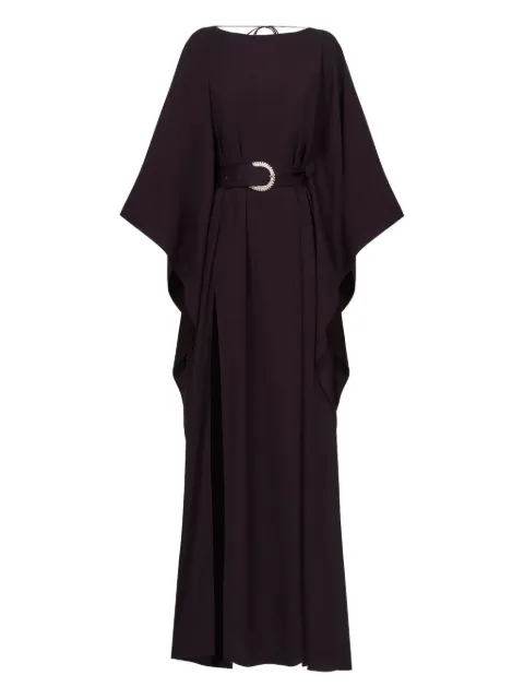 Taller Marmo Fitzgerald embellished-belted maxi dress