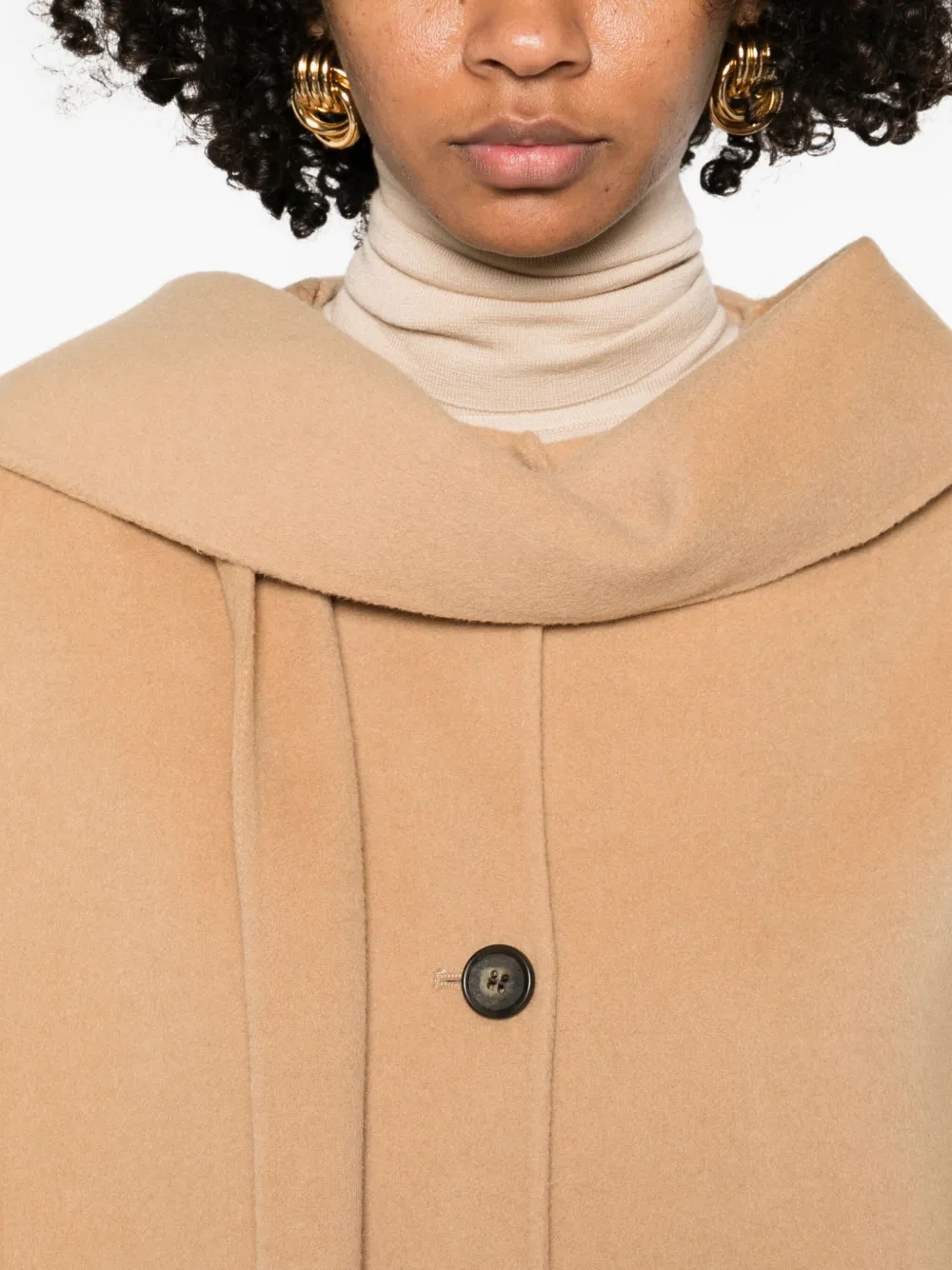 Erika Cavallini Single-breasted Coat In Brown