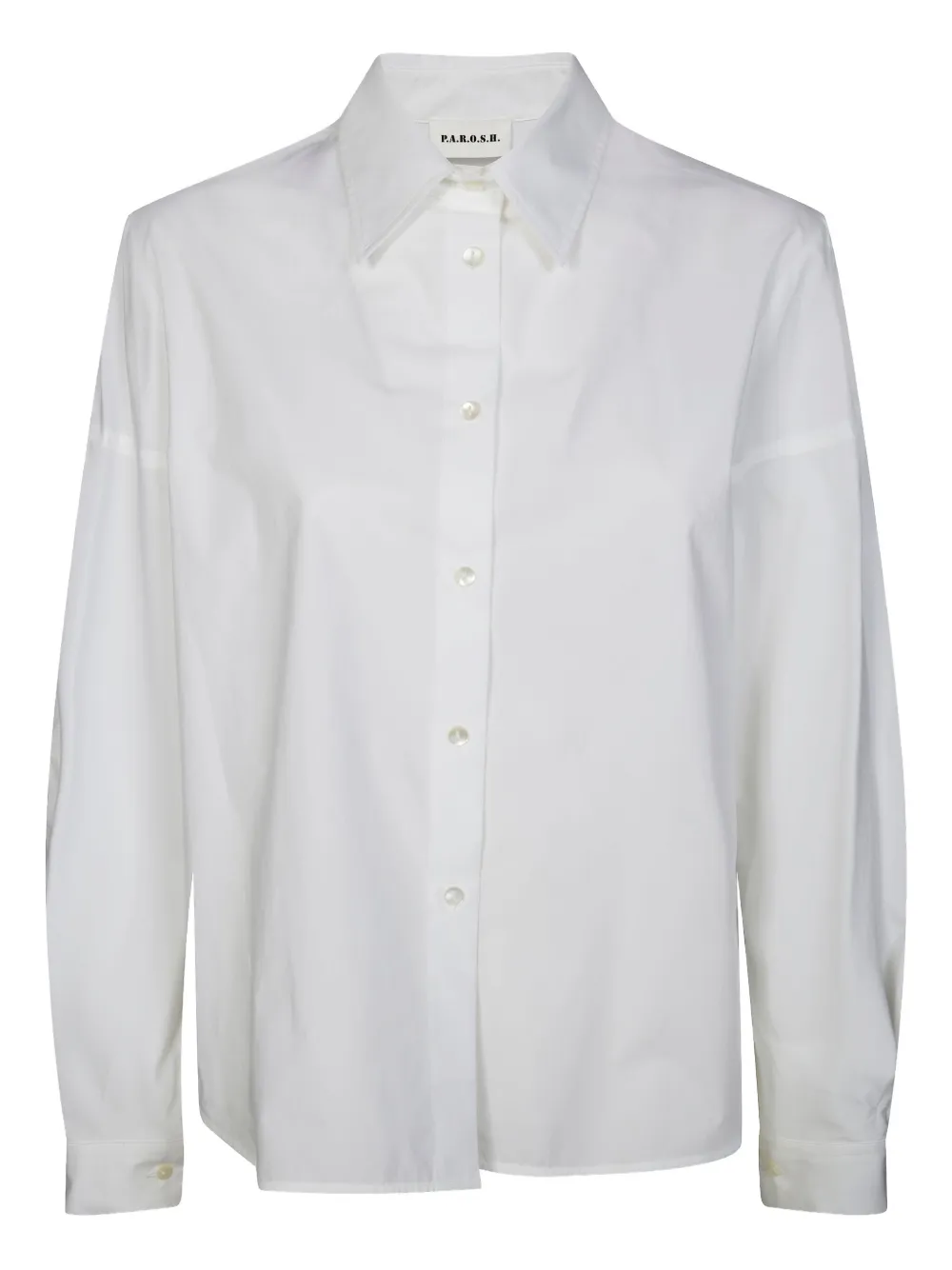 P.A.R.O.S.H. long-sleeve shirt - ホワイト P.A.R.O.S.H. long-sleeve shirt - ホワイト