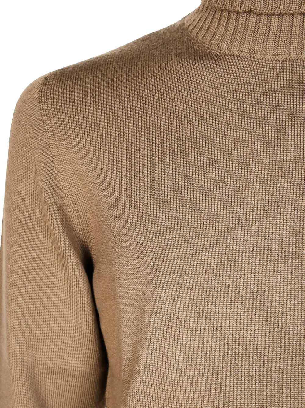 Drumohr Gebreide trui met halternek Beige