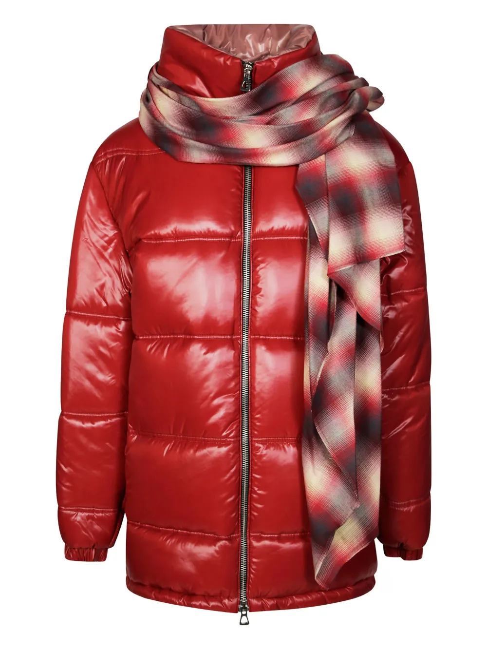Marbell Lightweight Jacket With Smooth Fabric In Red
