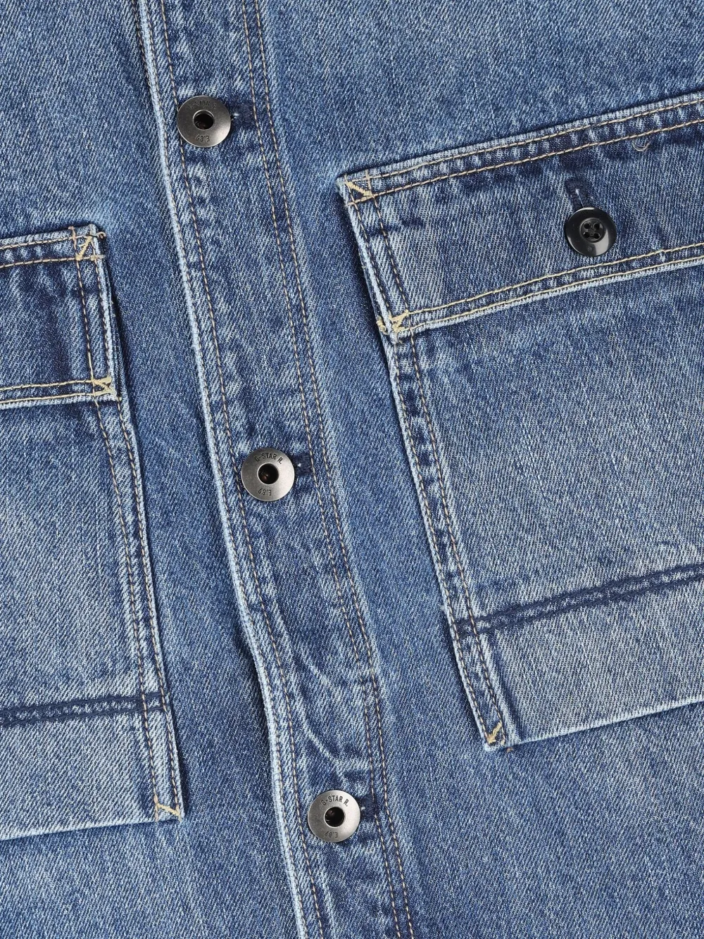 G-star Raw Mosa Denim Overshirt In Blue