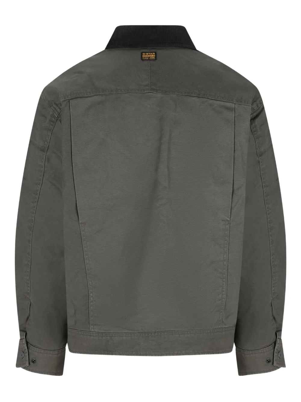 G-star Raw Duty Corduroy-collar Trucker Jacket In Gray