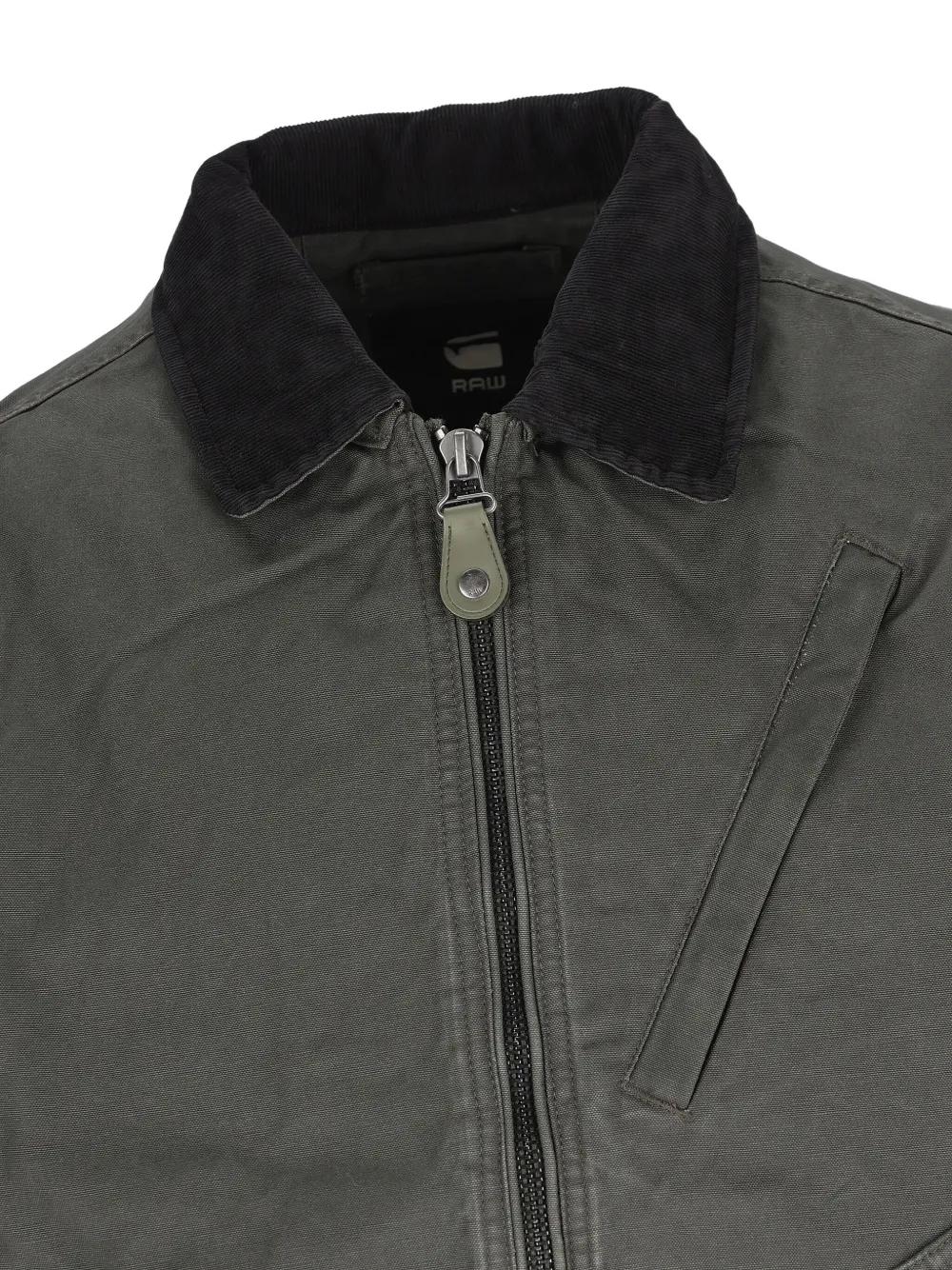 G-star Raw Duty Corduroy-collar Trucker Jacket In Gray