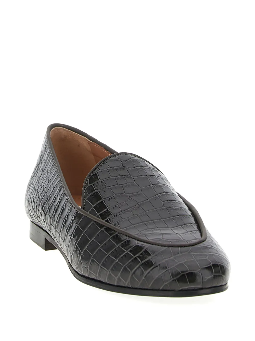Aquazzura Guanto leather loafers - Zwart
