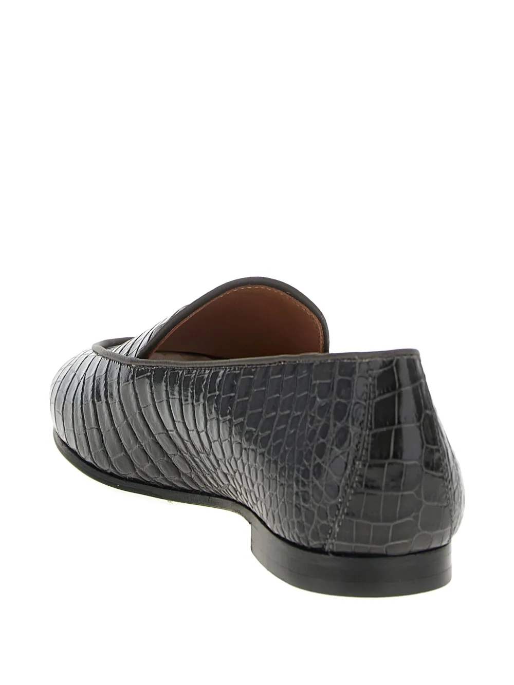 Aquazzura Guanto leather loafers Zwart
