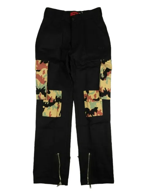424 On Fairfax camouflage-print cargo trousers