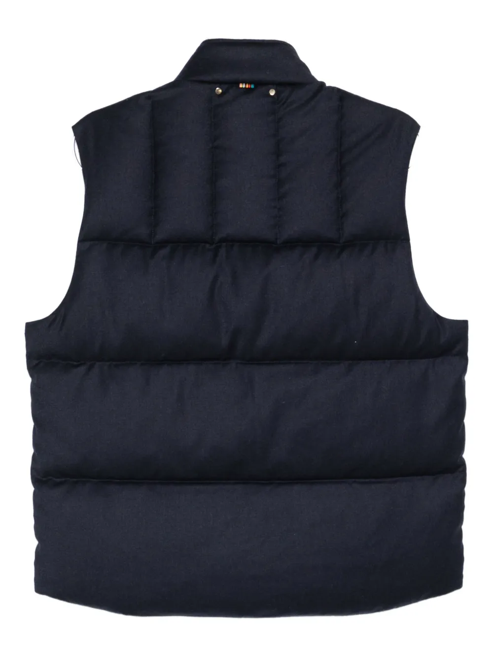 Paul Smith Quilted Wool And Cashmere-blend Down Gilet In Blue