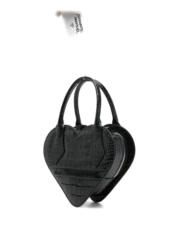 Vivienne Westwood ジョセフィーヌ ハート ハンドバッグ | ブラック