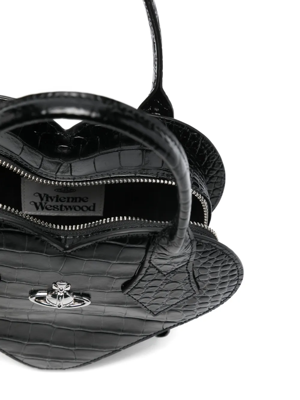 Vivienne Westwood Josephine Heart Tote Bag | Black | FARFETCH OM