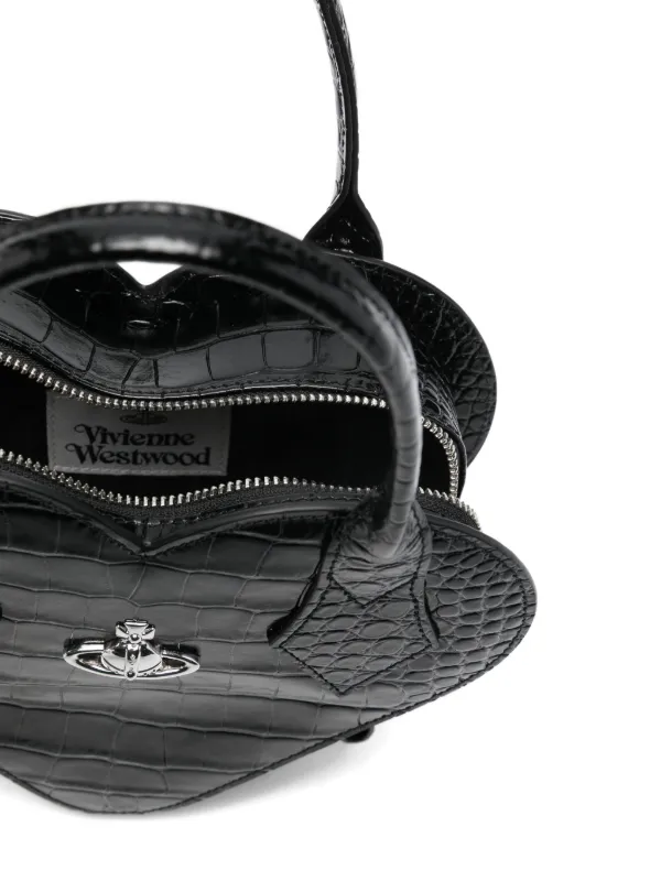 Vivienne Westwood Josephine Heart Tote Bag | Black | FARFETCH OM
