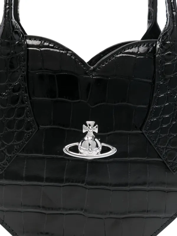 Vivienne Westwood Josephine Heart Tote Bag | Black | FARFETCH