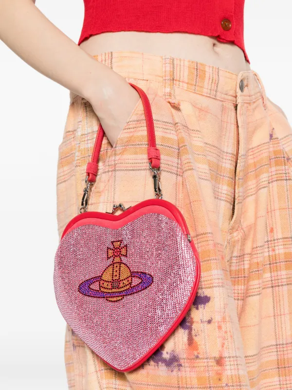 Vivienne Westwood Belle Heart Frame ハンドバッグ | レッド
